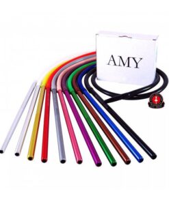 AMY Deluxe Set Silikon Schlauch & Aluminium Mundstück