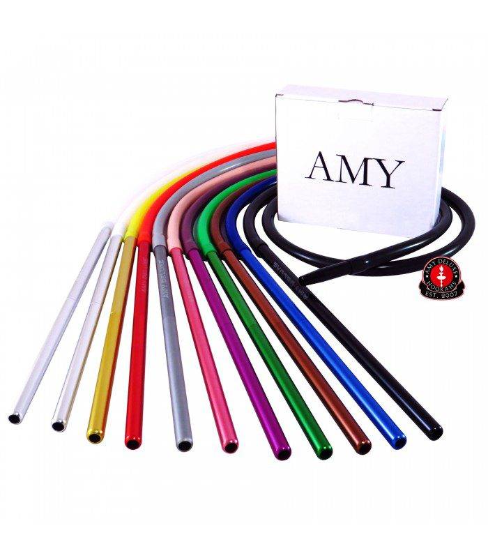 AMY Deluxe Set Silikon Schlauch & Aluminium Mundstück