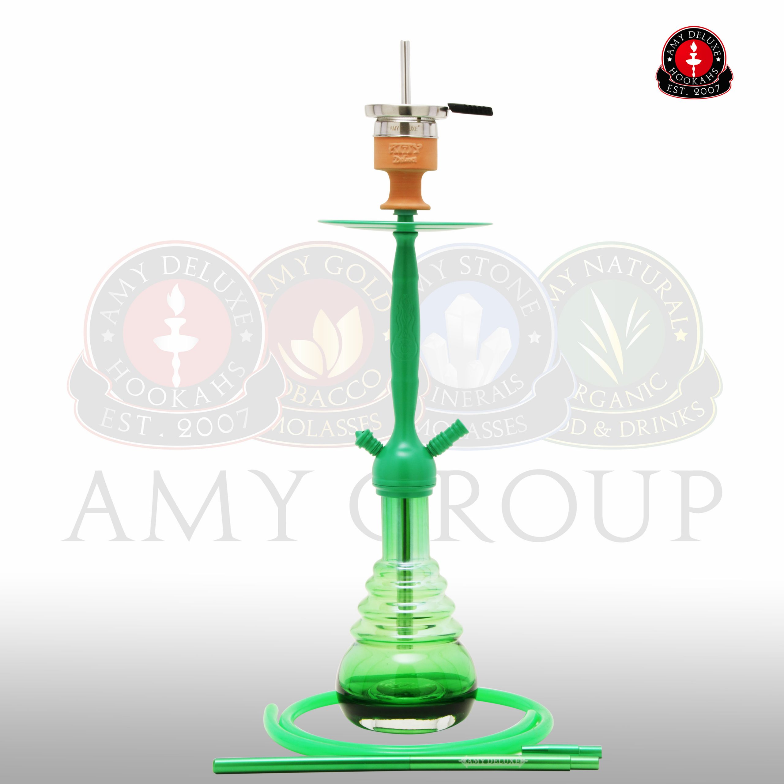 AMY DELUXE CITYSCAPE 690R MATT GREEN – GREEN (VASE)
