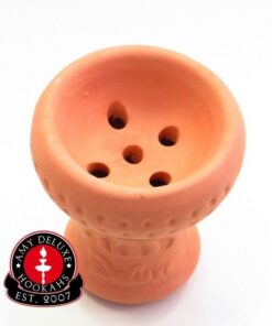 Amy Deluxe Shisha Tabakkopf – KLEIN | unglasiert | Ton Natur Wasserpfeife Kopf