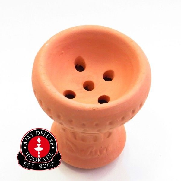 Amy Deluxe Hookah Tobacco Bowl – SMALL | unglazed | Clay Nature Water Pipe Head