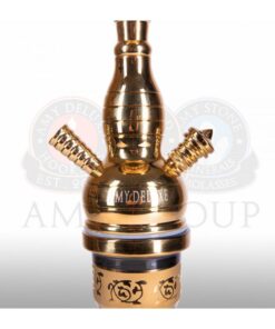 Brass Hookah Amy Deluxe 091.01 Gold Little Tura – image 4