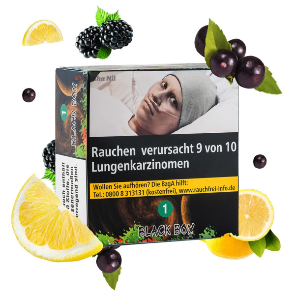 Aqua Mentha Premium Tobacco 200g – Black Box (1)