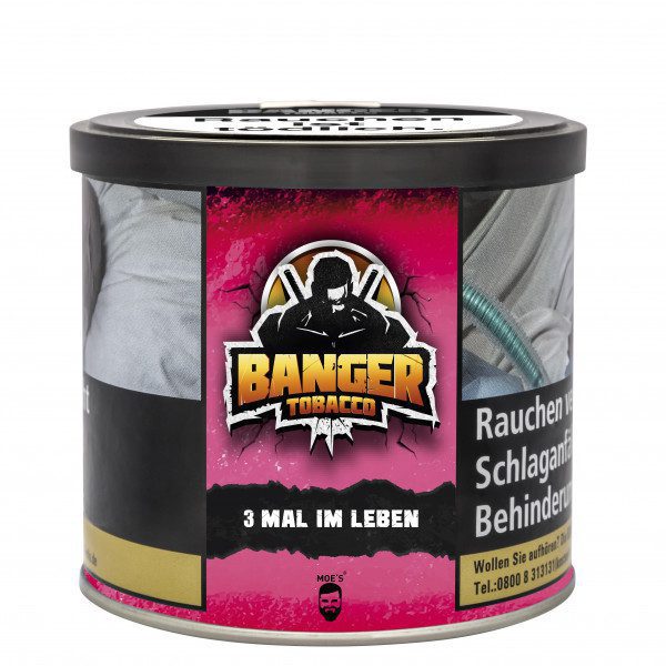 Banger Tobacco 200g – 3 Mal im Leben