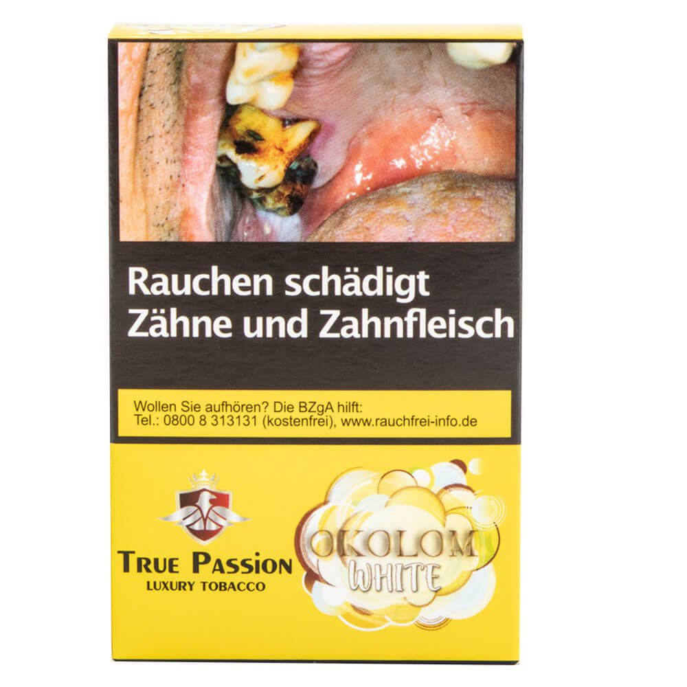 True Passion 20g – Okolom White (3,90€)