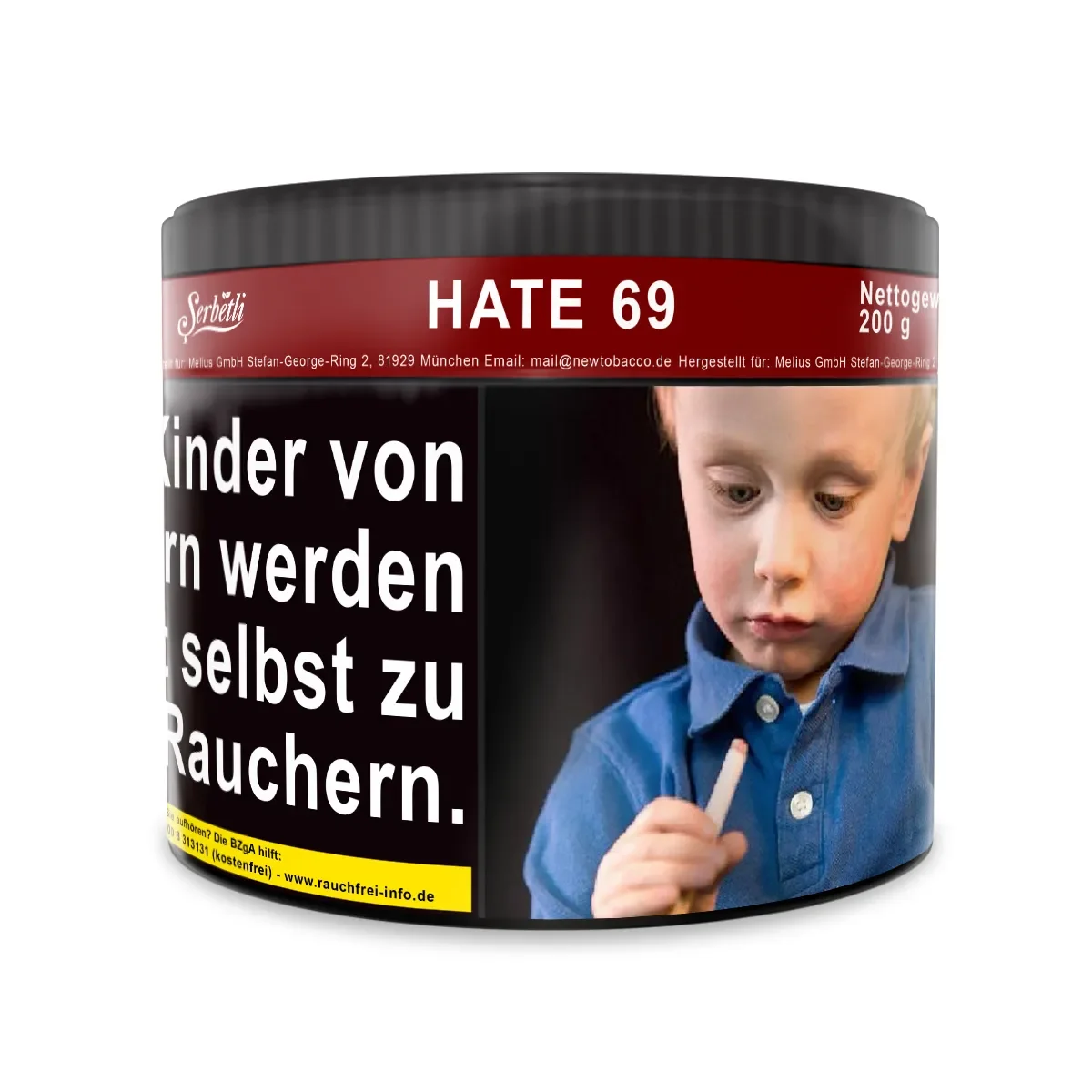 Serbetli Hookah Tobacco 200g – Hate 69