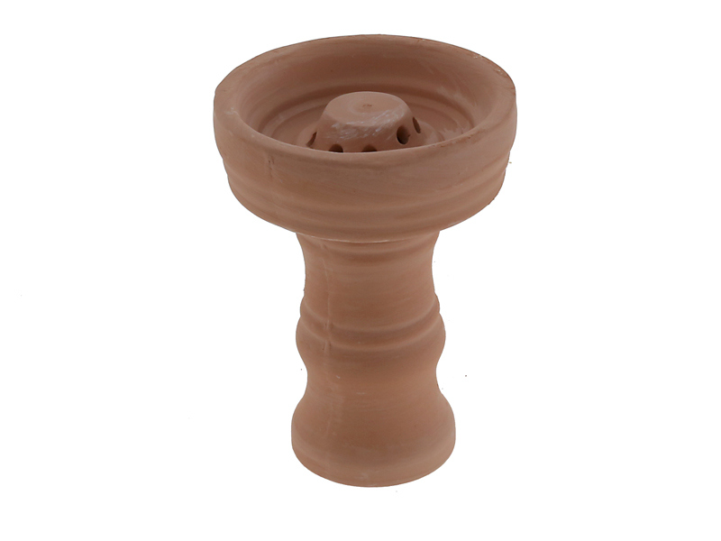 Hookah head made of natural clay