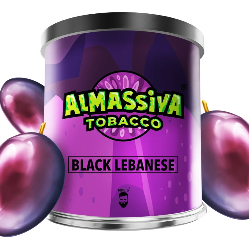 ALMASSIVA Tobacco 200g – Black Lebanese