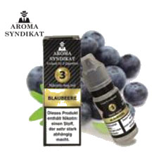 Aroma Syndikat – Blaubeere Liquid 10ml 3mg/ml Nikotin