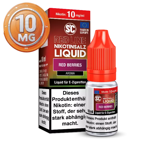 SC Red Line Nicotine Salt Liquid 10ml – 10mg