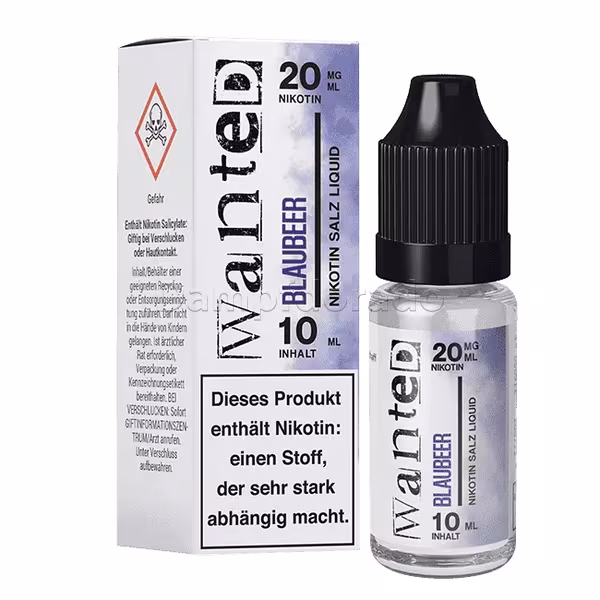 Wanted Overdosed Nicotine Salt Liquid 20mg/10ml