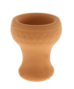 Shishakopf Ton Natur, 8,3 cm, 2,4 cm Durchmesser