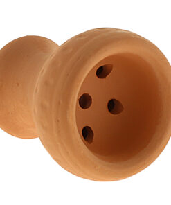 Hookah bowl clay natural, 8.3 cm, 2.4 cm diameter – image 2
