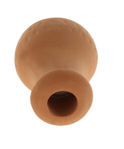Hookah bowl clay natural, 8.3 cm, 2.4 cm diameter – image 3