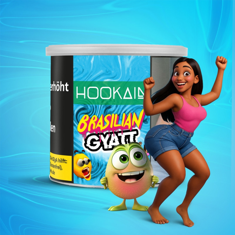 Hookain Tobacco 200g – Brazilian Gyatt