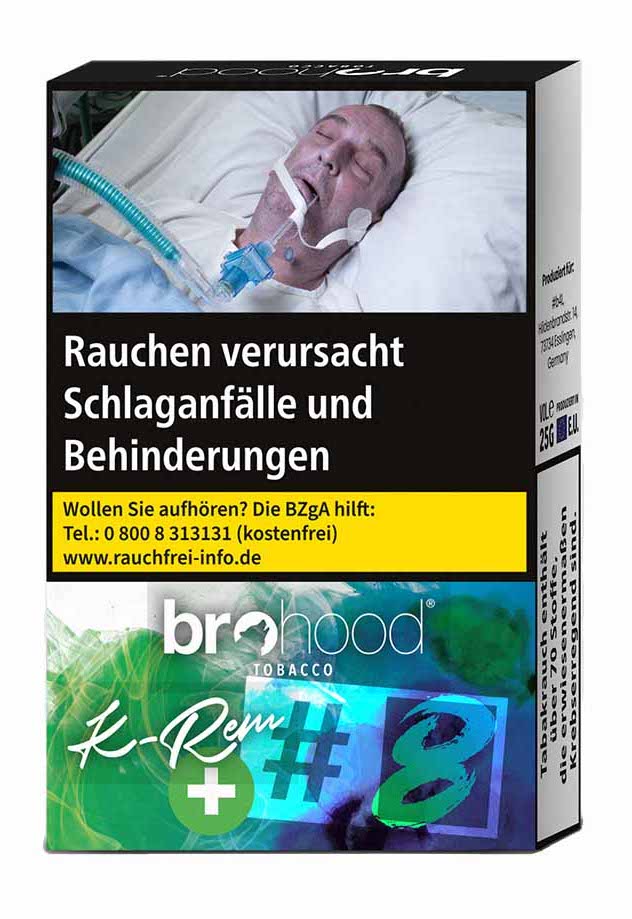 Brohood Tobacco #8+ K-Rem Plus 25g