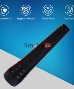 Smoke2u Hygiene Mouthpiece (100 pieces) Black – image 3