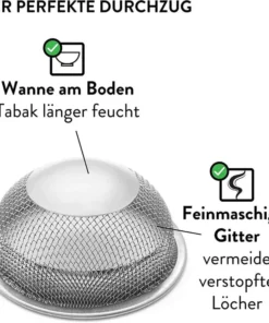 Genie Shisha Head Strainer Seflex 2.0: The original for a more intense smoking experience – image 3