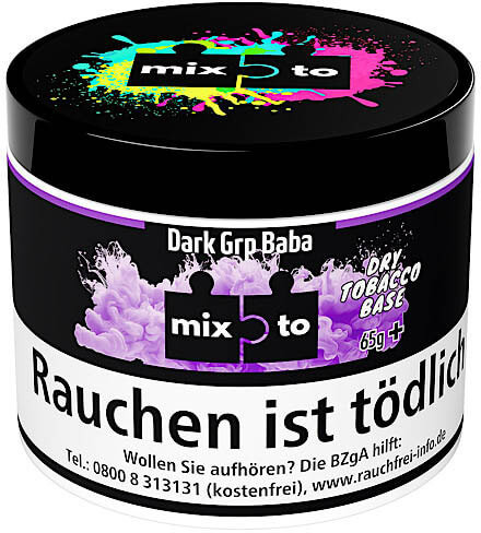 Mixto Dark Blend Base – Dark Grp Baba 65g